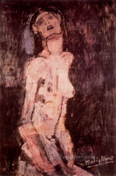 Un desnudo sufriente Amedeo Modigliani Pinturas al óleo